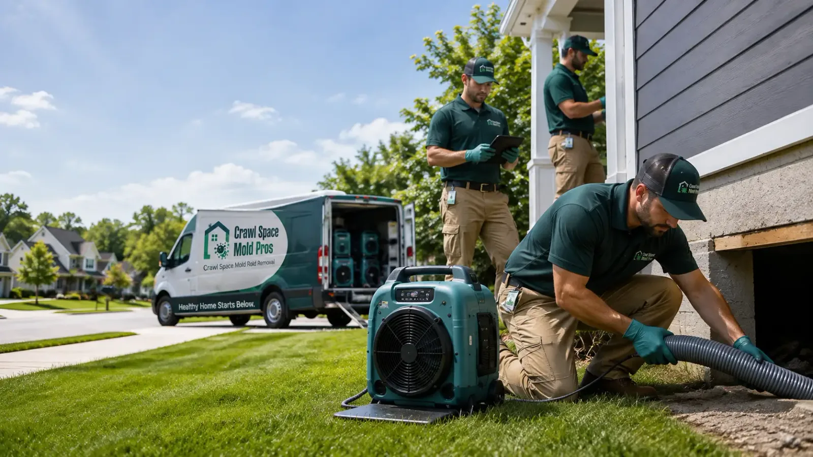 Crawl Space Mold Removal in Williamsburg, IA